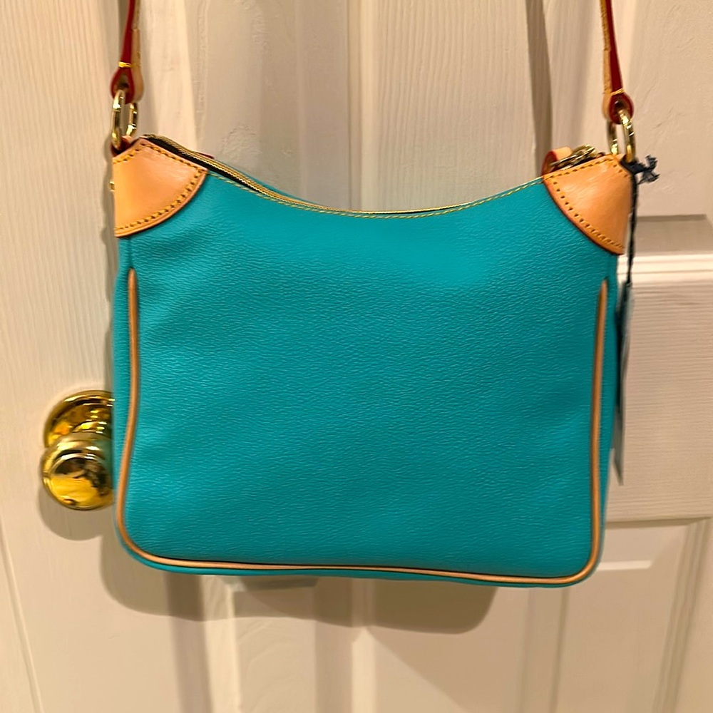 BNWT Dooney & Bourke Kimberly in Sea Foam pebble leather with Dust bag cover - Picture 3 of 4
